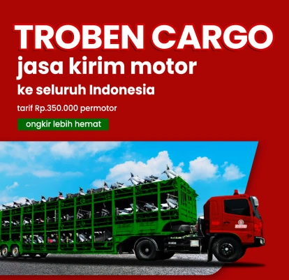 layanan pengiriman motor troben, perusahaan cargo terbaik indonesia